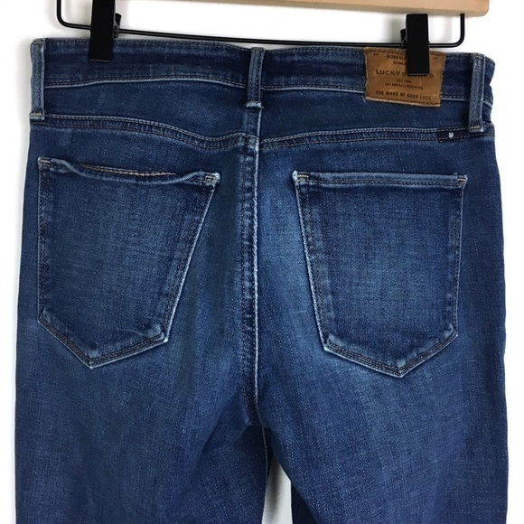 LUCKY BRAND Jeans Bridgette Skinny Ankle Candiani Denim Fabric Milan Size 2 / 26 - Picture 5 of 13